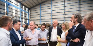 El canciller Santiago Cafiero visitó Concepción del Uruguay