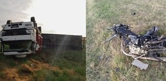 Parte oficial: Siniestro fatal en RN12, un camión chocó de frente con una motocicleta