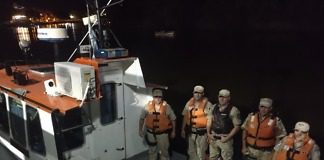 Trabajo conjunto, Prefectura y Brigada Delitos Rurales Gualeguaychú sobre el Río Uruguay
