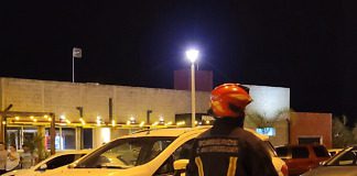 Bomberos debieron intervenir por una perdida de GNC en un vehículo en la Isla del Puerto