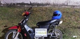 Tras una persecución personal policial recupera moto robada días atrás