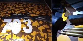 En talitas secuestraron arma de fuego, por no poseer tarjeta de legitimo dueño