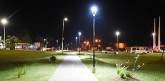 Finaliza la iluminación parcial de la bicisenda