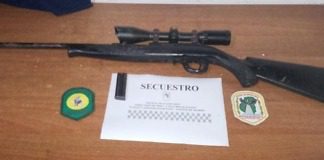 Secuestran arma por no poseer credencial de legitimo dueño