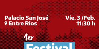 1er festival folklórico 3 de febrero en el Palacio San José