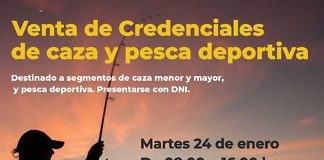 Se pueden tramitar credenciales de caza y pesca deportiva en Colón