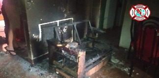 Concepción del Uruguay: Se incendio una casa