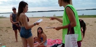 Promocionan buenos hábitos alimentarios en la playa