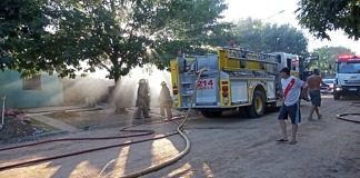 Colón: Incendio en una vivienda