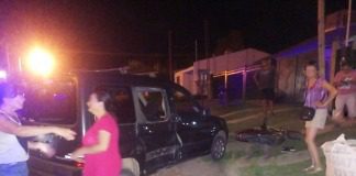 Un joven resultó con lesiones tras choque entre un vehículo y una moto