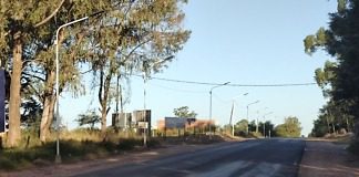 Amplían la red de alumbrado público en el segundo acceso a la ciudad