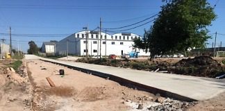 Culminó la segunda etapa de la pavimentación en el Parque Industrial
