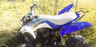 Octogenaria falleció cuando perdió el control de su cuatriciclo, cayendo sobre el camino
