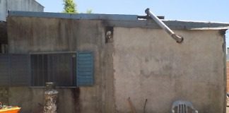 Principio de incendio en una vivienda