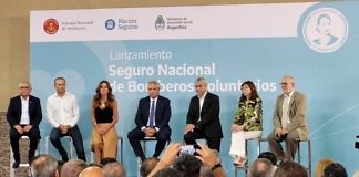Alberto Fernández presentó oficialmente el Seguro Nacional de Bomberos Voluntarios