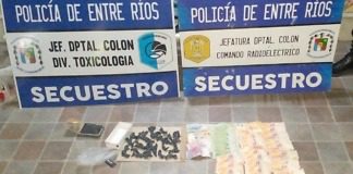 Policía secuestró estupefacientes y elementos varios