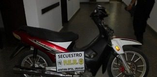 La policía recupero otra moto robada recientemente