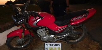 Recuperan una moto robada recientemente