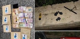 Secuestran droga y dinero a dos jóvenes