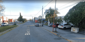 Mensajero chocó un peatón, quedando éste con lesiones graves