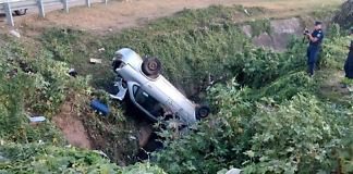 Un hombre de 48 años falleció al caer con su automóvil esta madrugada en una zanja