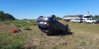 Despiste y vuelco tras intentar esquivar un zorro