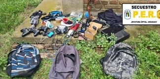 Dos menores demorados con elementos sustraídos en una vivienda