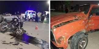 Diamante: Fatal Accidente en el acceso de Aldea Brasilera