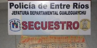 Larroque: Detenido con dosis fraccionada de estupefacientes