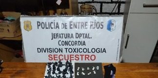 Concordia: Realizaron allanamientos por narcomenudeo, hay una persona detenida