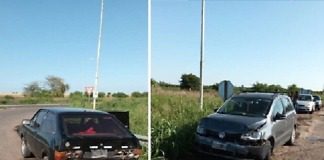 Accidente vial en ruta 39 y 20