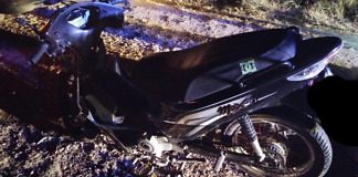 Un vehículo chocó una moto y se dio a la fuga en Ruta Nacional 12