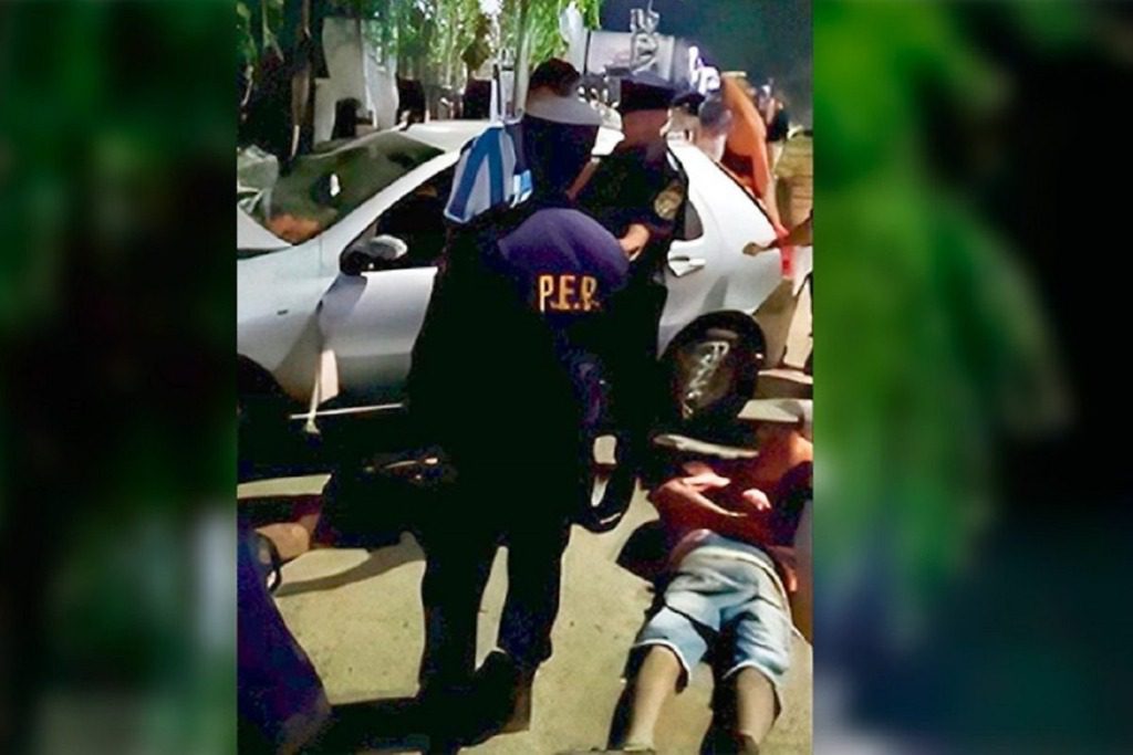 <strong>Bonaerense se robó un auto, atropelló al dueño y chocó contra otro vehículo</strong>