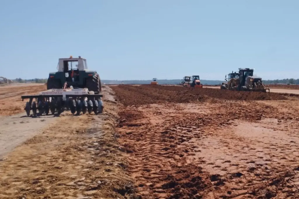 Con varios frentes de obra avanza el aeropuerto de Concordia