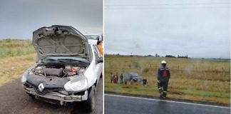 Dos accidentes en la mañana de este martes en Ruta Nacional 12