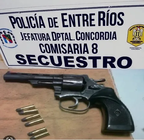 Detenido por portación de arma y además poseía pedido de captura
