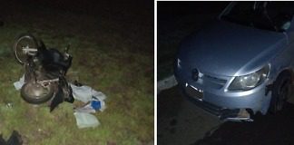 Federal: Un joven con lesiones graves tras chocar de frente con un automóvil