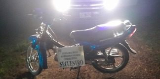 Personal Policial encontró un motovehículo abandonado con pedido de secuestro