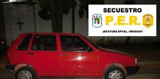 Recuperan un automóvil recientemente sustraído