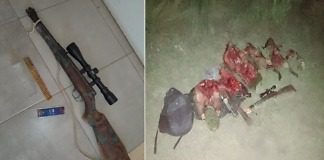 Arroyo Molino: Brigada Abigeato Uruguay, secuestró un arma de fuego a cazadores furtivos