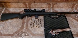 Por una causa de violencia de genero secuestraron armas de fuego