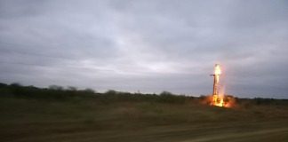 Se incendio una columna de tendido eléctrico en ruta nacional 127