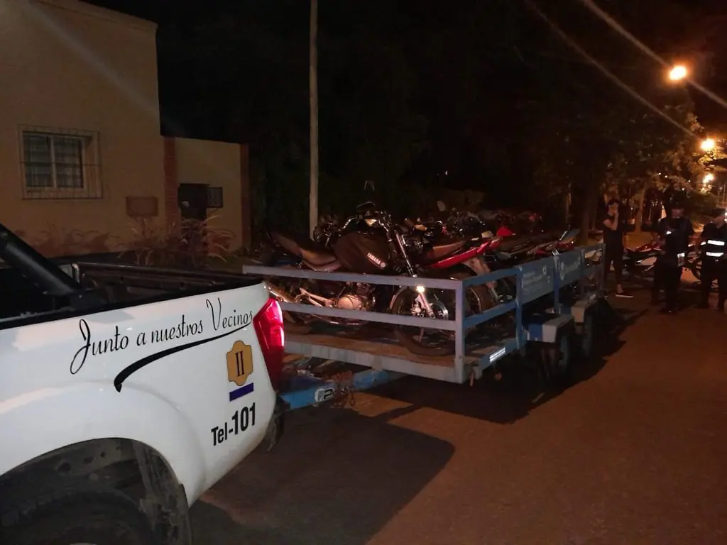 Concordia: En un operativo policial secuestraron 16 motos