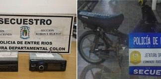 Colón: Recuperan dos esteros y secuestran un motovehículo con numeración ilegible