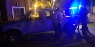 Detuvieron a un sujeto en el interior de un automóvil, con fines de robo