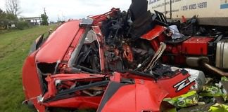 Una persona lesionada en choque entre dos camiones en la Autovía