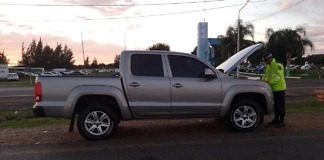 Ingresaba a la provincia con un vehículo robado