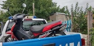 Recuperan una moto robada y motopartes en un allanamiento