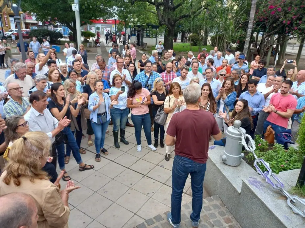 Frigerio: “Yo lamento que el Presidente no haya venido, era una buena oportunidad para que conozca la realidad tan triste que viven los vecinos de Concordia”