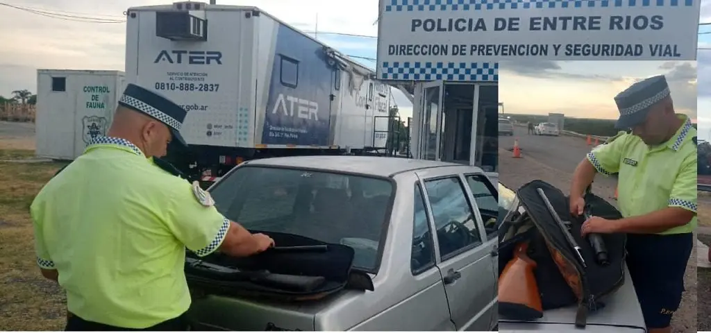 Puesto Rosario-Victoria: Secuestran arma de fuego y 4 cabezas de ciervo